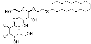structure of CAS# 87019-34-9, 2-(十八烷基硫基)乙基 4-O-alpha-D-吡喃半乳糖基-beta-D-吡喃半乳糖苷