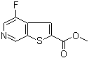 structure of CAS# 870243-23-5, 4-Fluorothieno[2,3-c]pyridine-2-carboxylic acid methyl ester