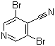 structure of CAS# 870244-34-1, 3,5-二溴-4-氰基吡啶