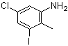 structure of CAS# 870606-29-4, 5-Chloro-3-iodo-2-methylaniline