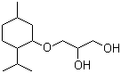 structure of CAS# 87061-04-9, 3-[[5-Methyl-2-(1-methylethyl)cyclohexyl]oxy]propane-1,2-diol