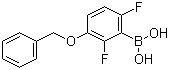 structure of CAS# 870718-07-3, (3-Benzyloxy-2,6-difluorophenyl)boronic acid