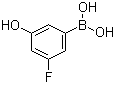structure of CAS# 871329-82-7, 3-氟-5-羟基苯硼酸