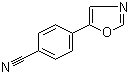 structure of CAS# 87150-13-8, 4-(1,3-恶唑-5-基)苯腈