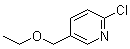 structure of CAS# 871829-50-4, 2-Chloro-5-(ethoxymethyl)pyridine