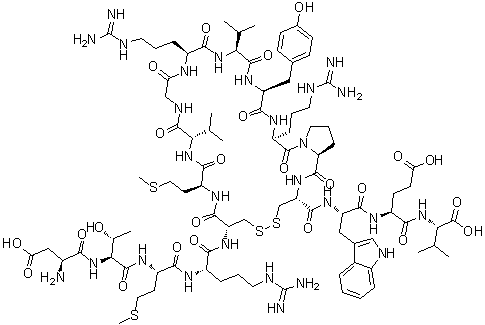 structure of CAS# 87218-84-6, 鲑鱼黑色素聚集激素