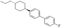 structure of CAS# 87260-24-0, 反式-4-(4-丙基环己基)-4'-氟联苯