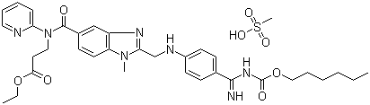 structure of CAS# 872728-81-9, 达比加群酯甲磺酸盐