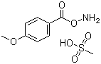 structure of CAS# 872851-29-1, O-(4-Methoxybenzoyl)hydroxylamine methanesulfonate