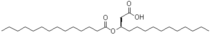 CAS 登录号：87357-76-4, (R)-3-(十四烷酰氧基)十四烷酸