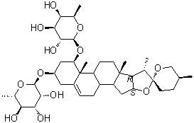 CAS 登录号：87425-34-1, 麦冬皂苷 B