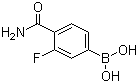 CAS # 874288-39-8, 4-Carbamoyl-3-fluorophenylboronic acid, 4-Carbamoyl-3-fluorobenzeneboronic acid