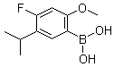 structure of CAS# 875446-29-0, (4-氟-5-异丙基-2-甲氧基苯基)硼酸