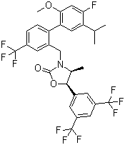 structure of CAS# 875446-37-0, 胆固醇脂转移蛋白阻滞剂