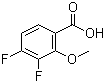 structure of CAS# 875664-52-1, 3,4-二氟-2-甲氧基苯甲酸