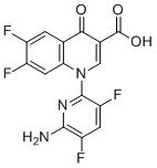 CAS # 875712-89-3, 1-(6-Amino-3,5-difluoro-2-pyridinyl)-6,7-difluoro-1,4-dihydro-4-oxo-3-quinolinecarboxylic Acid