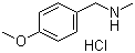 CAS # 876-32-4, 4-Methoxy-N-methylbenzylamine hydrochloride