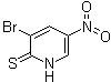 structure of CAS# 876489-83-7, 3-溴-5-硝基-2(1H)-吡啶硫酮