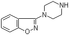 structure of CAS# 87691-89-2, 3-(1-哌嗪基)-1,2-苯并异恶唑
