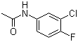 structure of CAS# 877-90-7, 3'-Chloro-4'-fluoroacetanilide