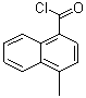 structure of CAS# 87700-67-2, 4-Methyl-1-naphthalenecarbonyl chloride