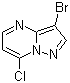structure of CAS# 877173-84-7, 3-Bromo-7-chloropyrazolo[1,5-a]pyrimidine