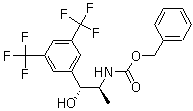structure of CAS# 877384-16-2, [(1S,2R)-2-[3,5-双(三氟甲基)苯基]-2-羟基-1-甲基乙基]氨基甲酸苄酯
