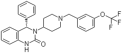 CAS # 877606-63-8, (4S)-3,4-Dihydro-4-phenyl-3-[1-[[3-(trifluoromethoxy)phenyl]methyl]-4-piperidinyl]-2(1H)-quinazolinone