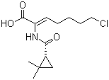 CAS # 877674-77-6, 7-Chloro-2-[[[(1S)-2,2-dimethylcyclopropyl]carbonyl]amino]-2-heptenoic acid