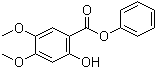 structure of CAS# 877997-98-3, 2-羟基-4,5-二甲氧基苯甲酸苯基酯