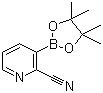 structure of CAS# 878194-93-5, 2-氰基吡啶-3-硼酸频哪醇酯