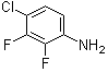 structure of CAS# 878285-12-2, 4-氯-2,3-二氟苯胺