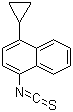 structure of CAS# 878671-95-5, 1-Cyclopropyl-4-isothiocyanatonaphthalene