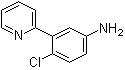 structure of CAS# 879088-41-2, 4-Chloro-3-(2-pyridinyl)benzenamine