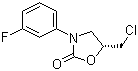 CAS 登录号：879215-66-4, (5R)-5-(氯甲基)-3-(3-氟苯基)-2-恶唑烷酮