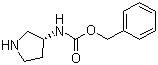 structure of CAS# 879275-77-1, (R)-3-N-Cbz-aminopyrrolidine