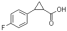 structure of CAS# 879324-64-8, 2-(4-氟苯基)环丙烷羧酸
