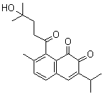 CAS # 879324-77-3, Prionoid D, 8-(4-Hydroxy-4-methyl-1-oxopentyl)-7-methyl-3-(1-methylethyl)-1,2-naphthalenedione