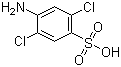 structure of CAS# 88-50-6, 4-氨基-2,5-二氯苯磺酸