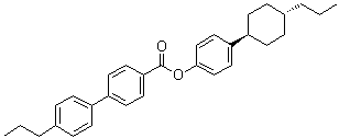 CAS 登录号：88038-82-8, 4-(反式-4-丙基环己基)苯基 4-(4-丙基苯基)苯甲酸酯