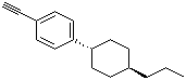 structure of CAS# 88074-73-1, 反式-4-(4-丙基环己基)苯乙炔