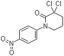 structure of CAS# 881386-01-2, 3,3-Dichloro-1-(4-nitrophenyl)-2-piperidinone