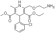 structure of CAS# 88150-42-9, Amlodipine