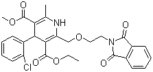 structure of CAS# 88150-62-3, 邻苯二甲酰基氨氯地平
