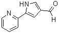 structure of CAS# 881674-54-0, 5-(2-Pyridinyl)-1H-pyrrole-3-carboxaldehyde