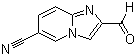 structure of CAS# 881841-28-7, 2-甲酰基咪唑并[1,2-a]吡啶-6-甲腈