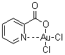 structure of CAS# 88215-41-2, Dichloro(2-pyridinecarboxylato)gold