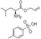 structure of CAS# 88224-03-7, L-Leucine 2-propenyl ester 4-methylbenzenesulfonate