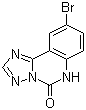 structure of CAS# 882517-92-2, 9-溴-[1,2,4]三唑并[1,5-c]喹唑啉-5(6H)-酮