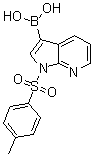 structure of CAS# 882562-39-2, [1-[(4-甲基苯基)磺酰基]-1H-吡咯并[2,3-b]吡啶-3-基]硼酸